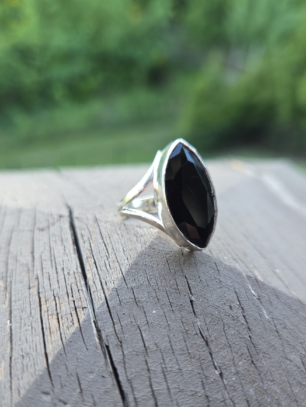 Black Onyx Solid Sterling Ring